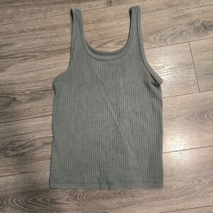 Aerie, Sz XL Green Ribbed Tank Top